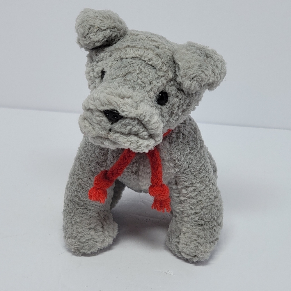 💚 Gund Dog Plush Schnauzer Stuffed Animal Pupcakes 5361 Gray Tufted